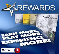 Earn loyalty points whenever you play at any of the Casino Rewards partner