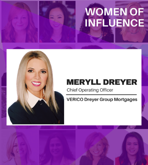 Women of Influence Meryll Dreyer, Canadian Mortgage Professional Hot List