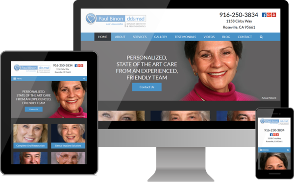 Prosthodontist Dr. Paul P. Binon Launches New Website for Patients Seeking Dental Implants, Other Tooth Replacement