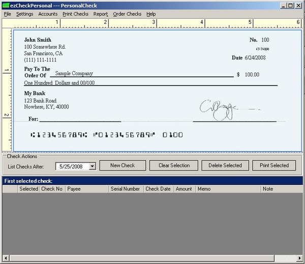 Cheques - Print cheques yourself On Demand on any Printer now for free- Printing  software, Online checks, Writing software