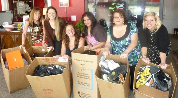 State Farm Agent Linda Allen Needs Your New or Gently Used Shoes By June 9