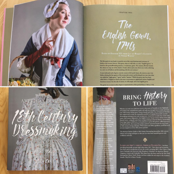 American Duchess Guide to 18th Century Dressmaking How to Hand Sew Georgian Gowns and Wear Them With Style The