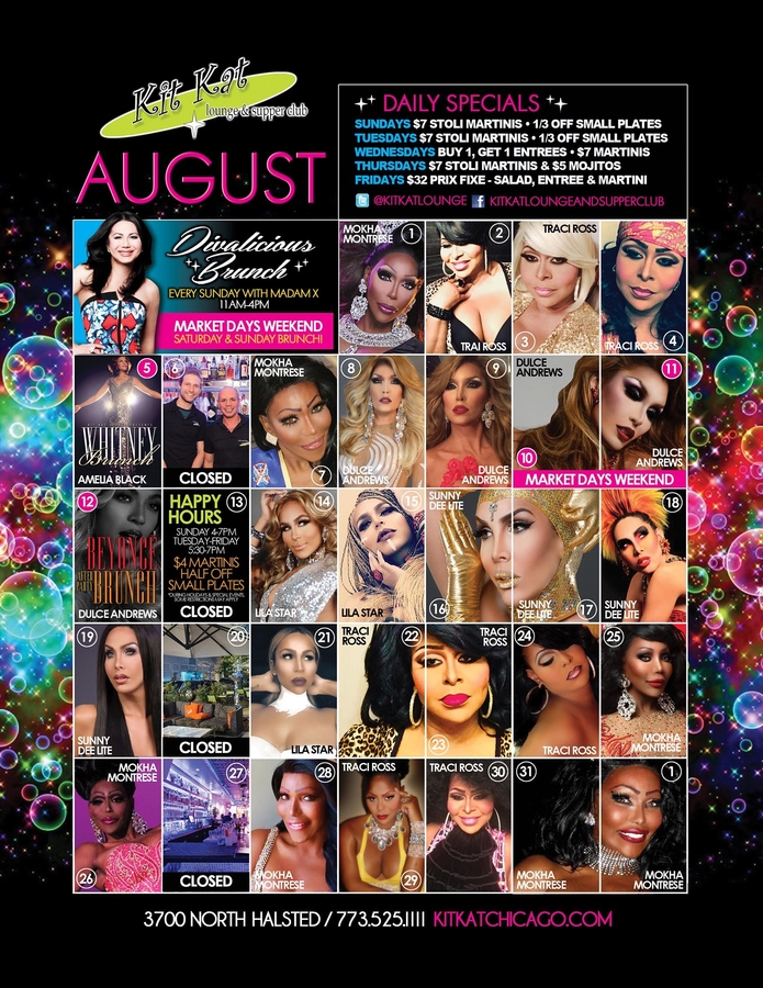 Kit Kat Lounge & Supper Club's August Happenings in Chicago