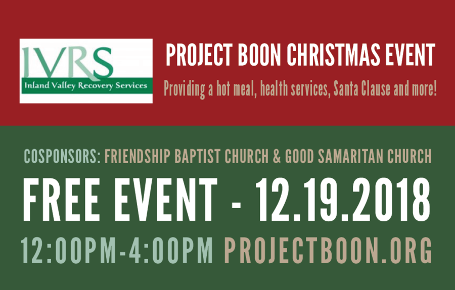 Project Boon Partners with Inland Valley Recovery Services (IVRS) To