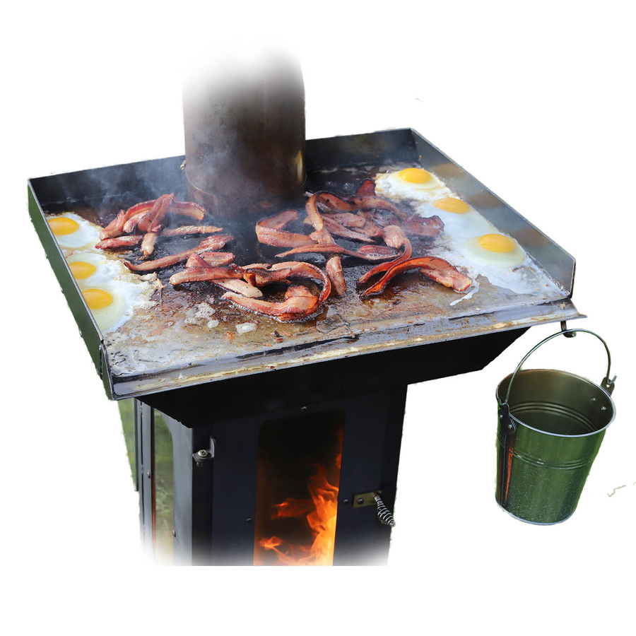 The Timber Griddle Top by Tyson Traeger Innovates Wood Pellet Outdoor  Cooking