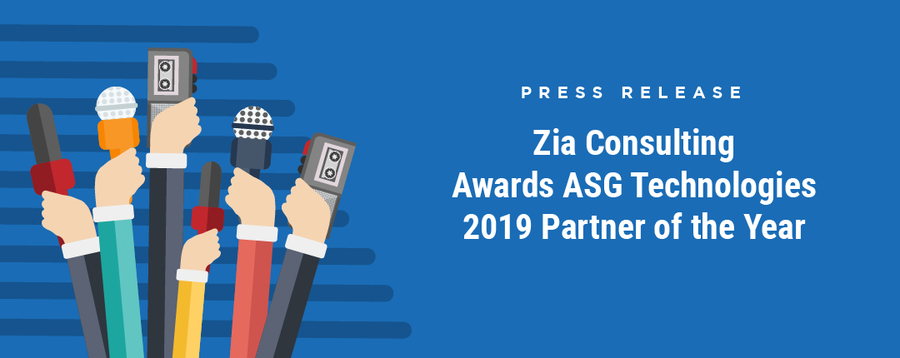 Zia Consulting Awards Asg Technologies 2019 Partner Of The Year