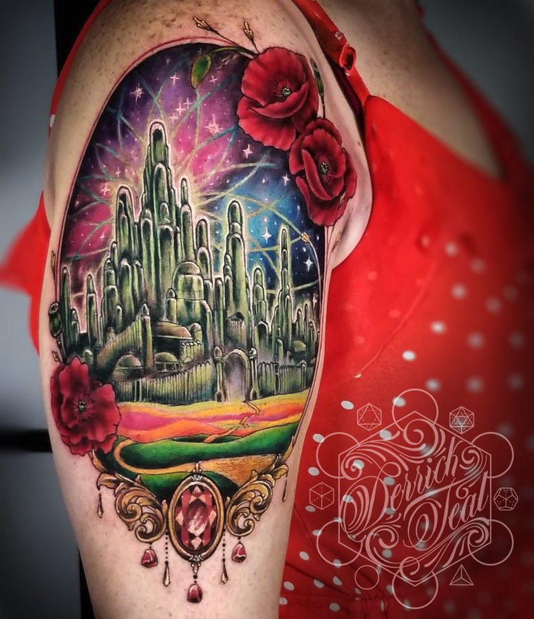 Nicole Perez on Instagram Wizard of Oz tattoo Thank you Molly I  absolutely loved creating this tattoo for you wizardofoz  theresnoplacelikehome