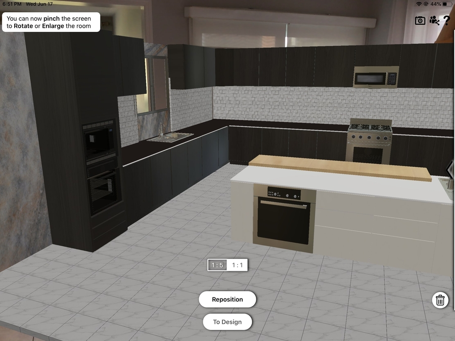 Augmented Reality Kitchen Design App, Apps To Design Kitchen Cabinets