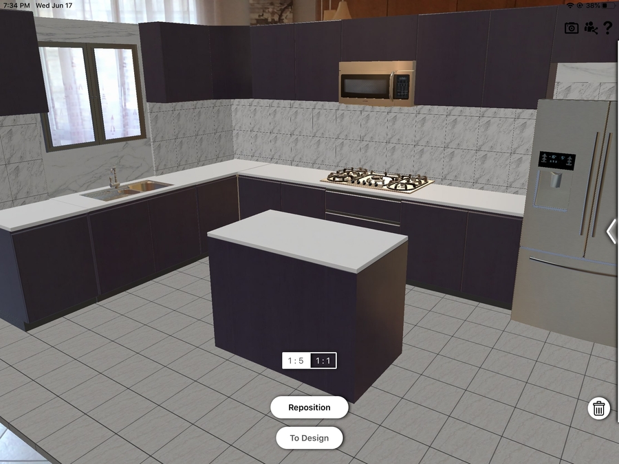 Augmented Reality Kitchen Design App, Apps To Design Kitchen Cabinets