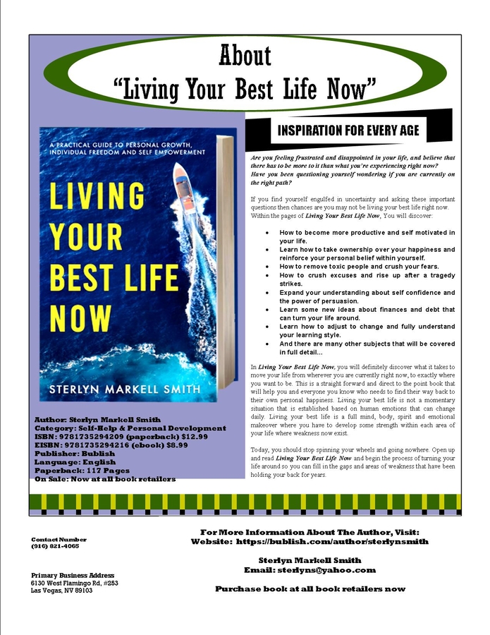 "Living Your Best Life Now"