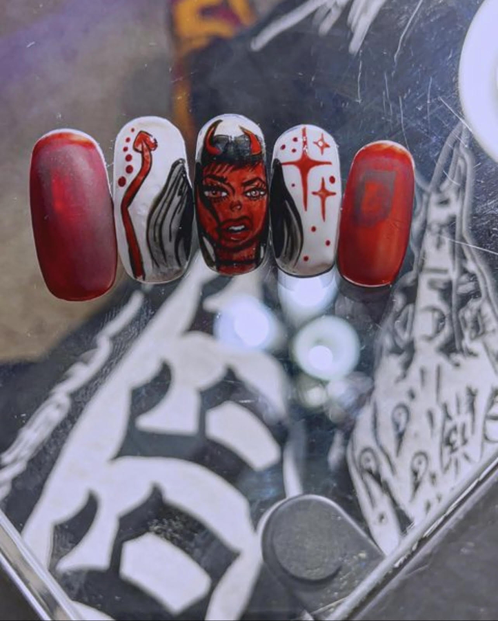 New Salon Owner Brings Goth Subculture Nail Art To the Salon & Spa
