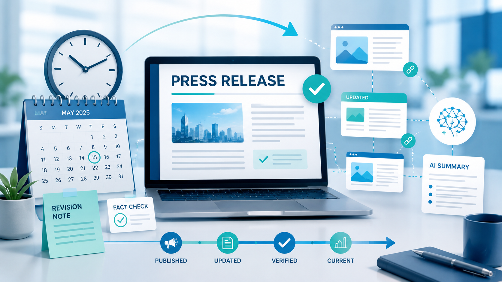 Keeping a Press Release Accurate Over Time