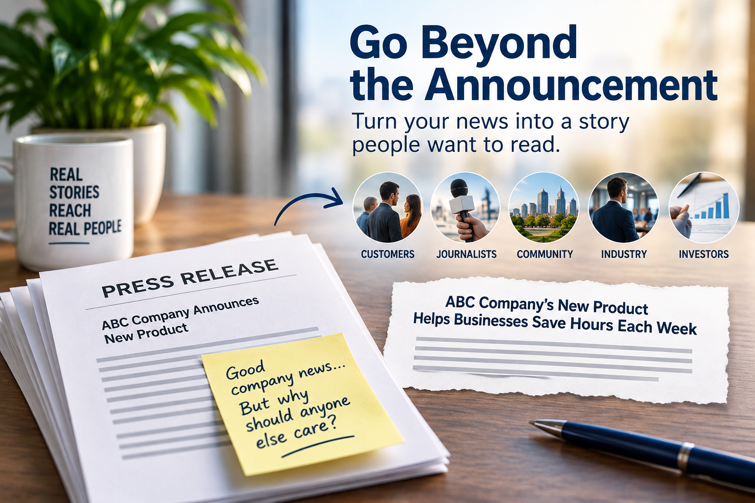 Turning Company News Into a Story Readers Care About