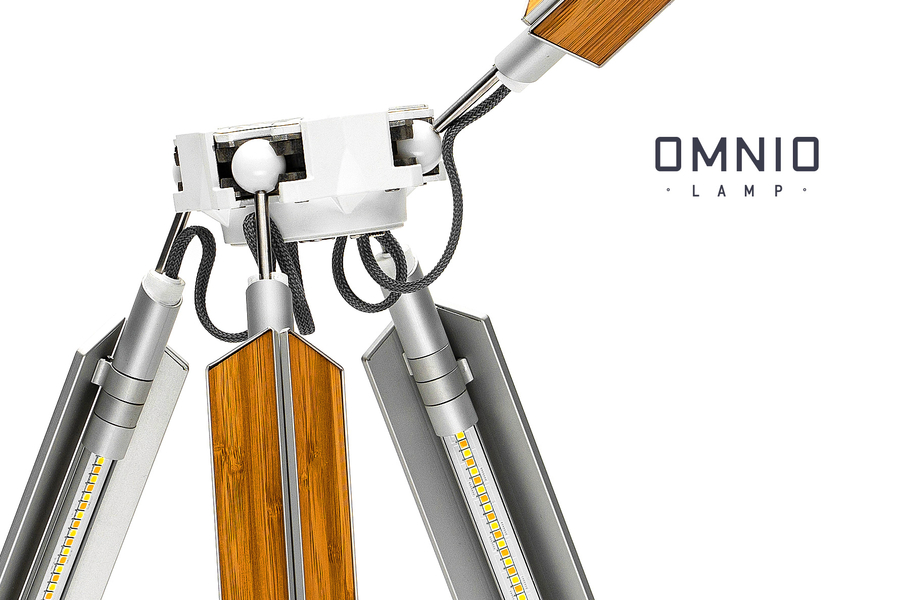 Omnio Lamp is an Entire Lighting Studio in Your Hands 