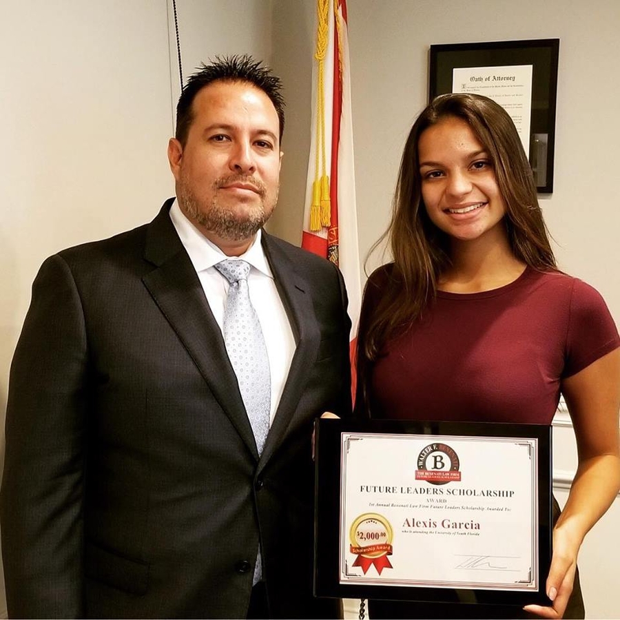 The Benenati Law Firm Announces Its 1st Annual Future Leaders Scholarship Award Winner