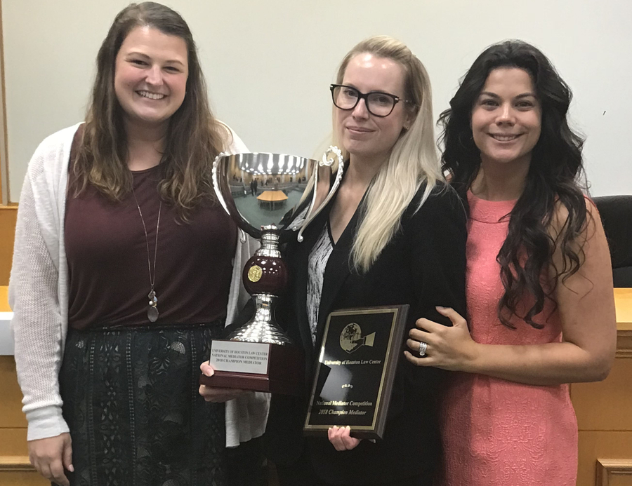 Stetson University College of Law Dispute Resolution Board Wins National Mediator Competition in Houston