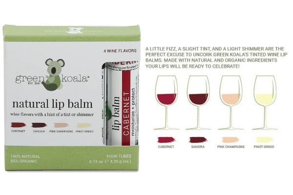 Green Koala Just Launched 4 All-Natural Wine Flavored Lip Balms