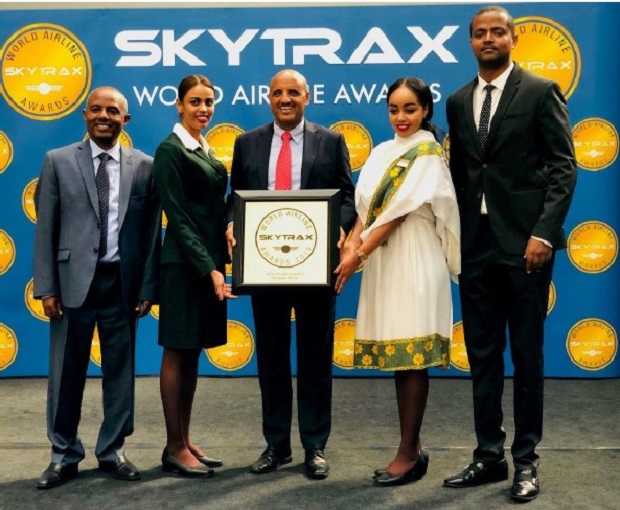 Ethiopian Airlines Group is Voted ‘Best Airline in Africa’ for 3rd Consecutive Year at Skytrax 2019 World Airlines Awards