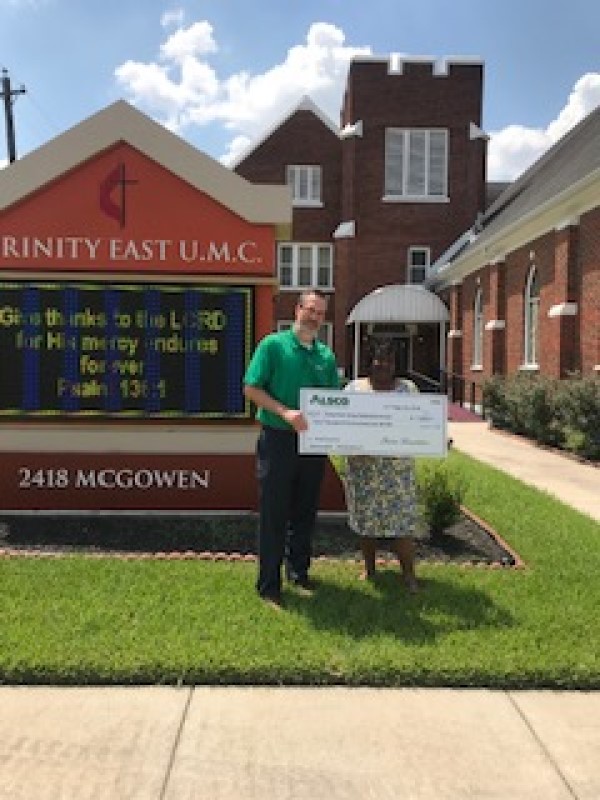 Alsco Houston Donates to Trinity East United Methodist Church