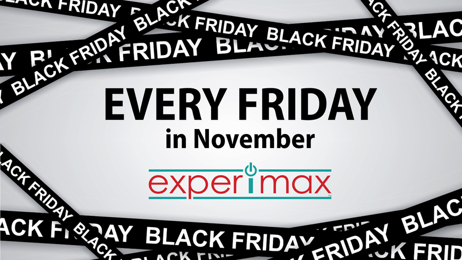 Experimax Offers Black Friday Deals Every Friday in November