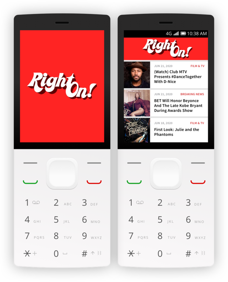 Right On! Digital App Now on KaiOS