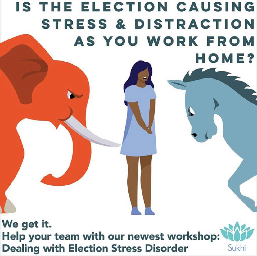 Data-driven Wellness Startup Sukhi Launches Election Stress Disorder Workshop