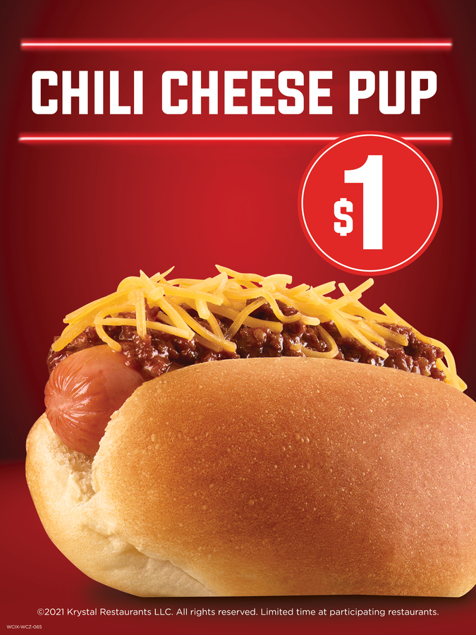 Krystal Shakes Up Spring With Peachy Drinks and $1 Chili Cheese Pups®, Starting April 19