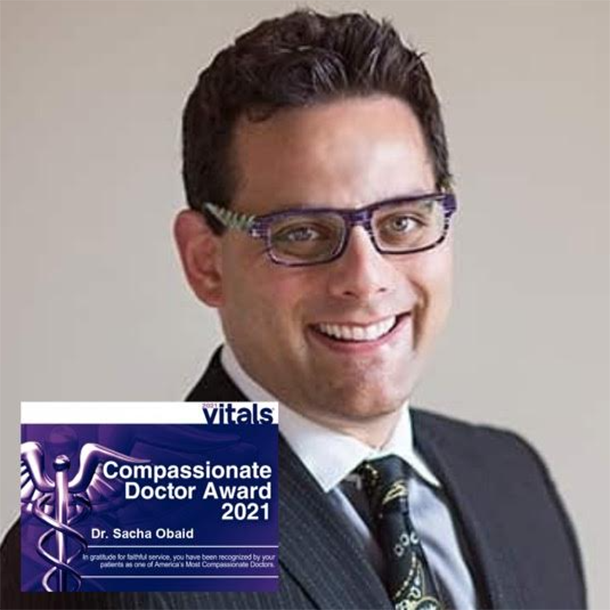 Dr. Sacha Obaid of North Texas Plastic Surgery Receives Vitals Compassionate Doctor Award