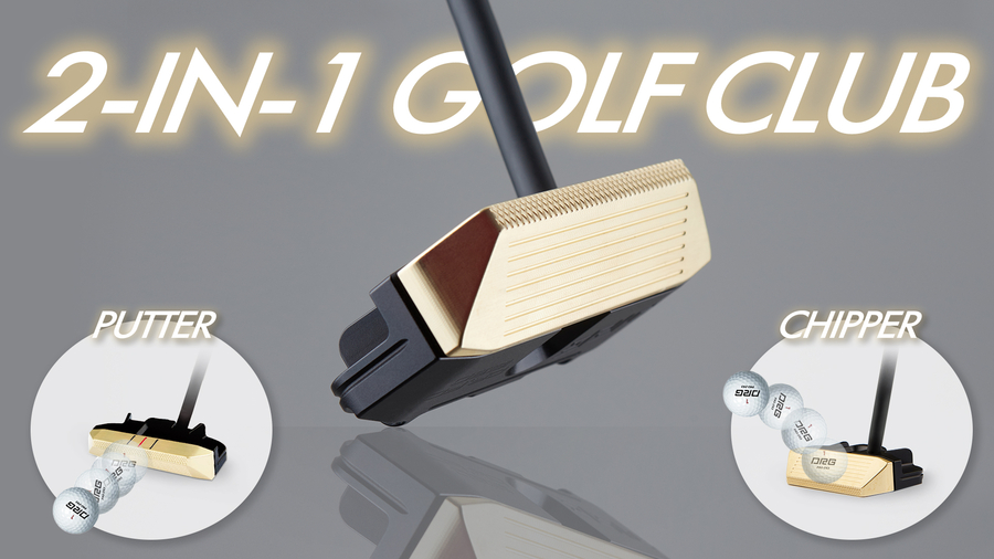 The World’s First Putter + Chipper = 2 in 1 Golf Club