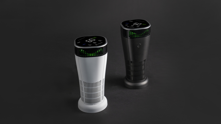 Quadruple Sterilizing Portable Air Purifier Eliminating 95.9% of Virus In the Air. Launching on INDIEGOGO in September