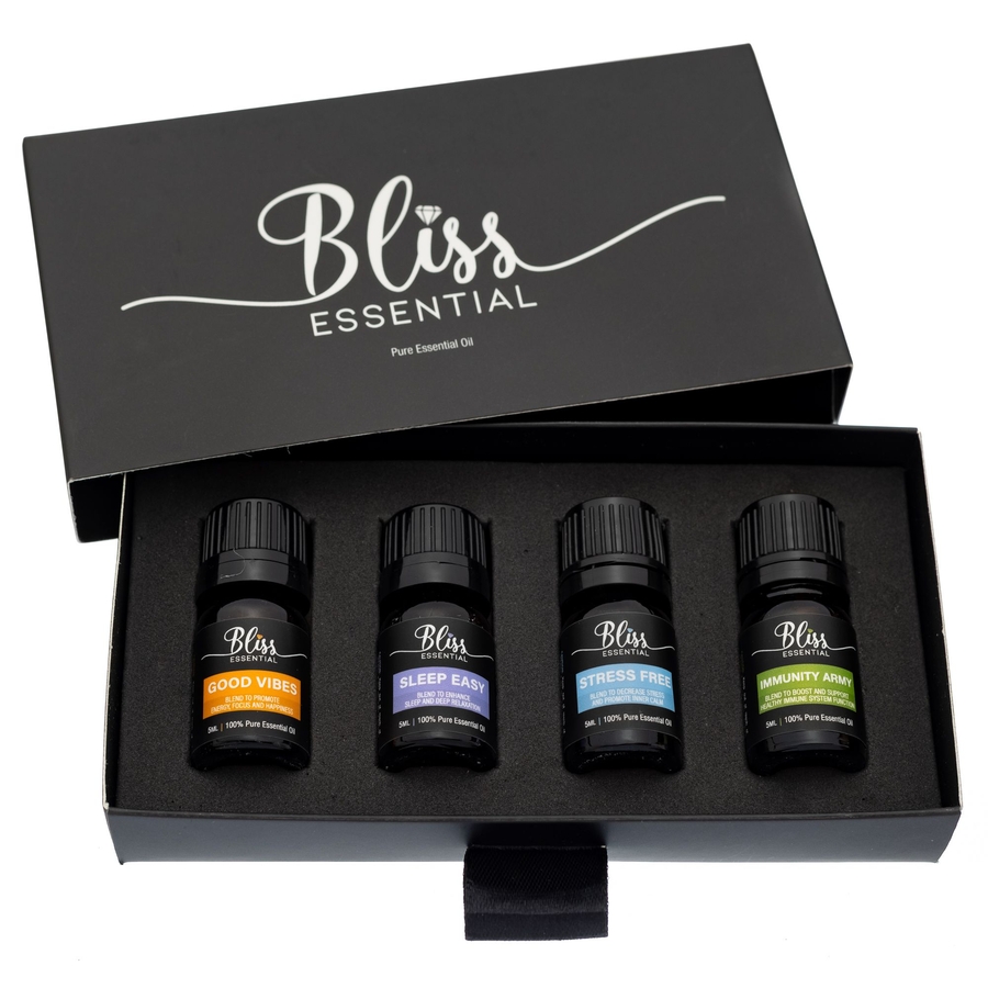Bliss Essential Launches the Ultimate Collection of the Richest Aromatic Essential Oil Blends on the Market for Sleep, Stress, Energy, and Immunity