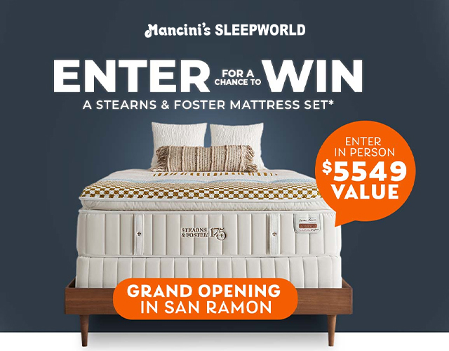 Mancini’s Sleepworld is all set to open its 35th store in San Ramon, Bay Area