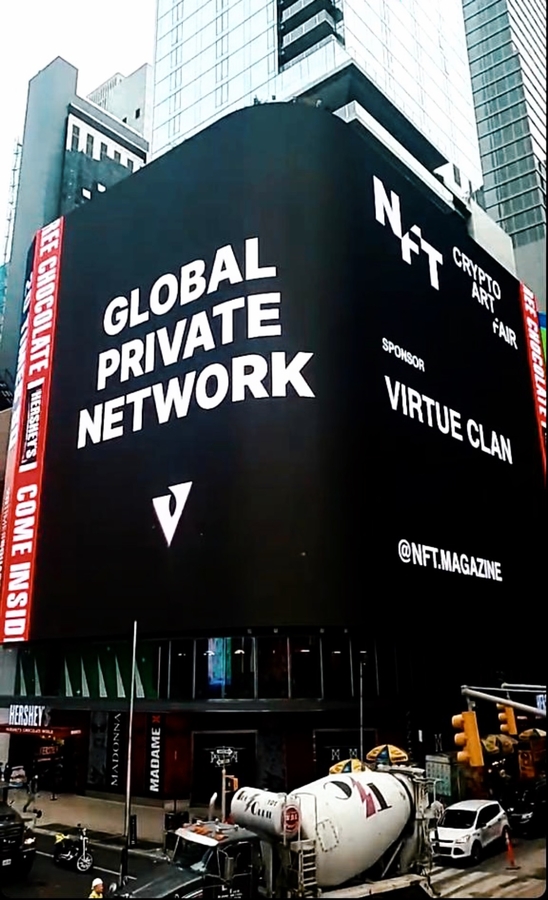 VIRTUE in The Heart of Times Square