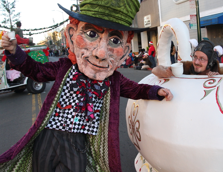 The Mad Hatter finally comes out of the Rabbit Hole for the holidays with his celebrated Wonderland friends to magically transform the historic downtown of Vallejo, CA on Saturday, December 4, 2021