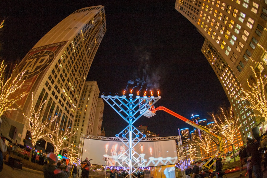 Menorah in the D Goes Hybrid with new activities in person at Campus Martius and Virtually