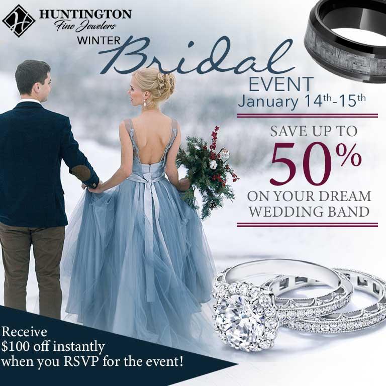 Join Huntington Fine Jewelers for Their Winter Bridal Jewelry Event