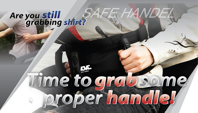 The Most Comfortable Handle for Motorcycle ‘NOVAC SAFE HANDLE’ will launch on INDIEGOGO in Jan