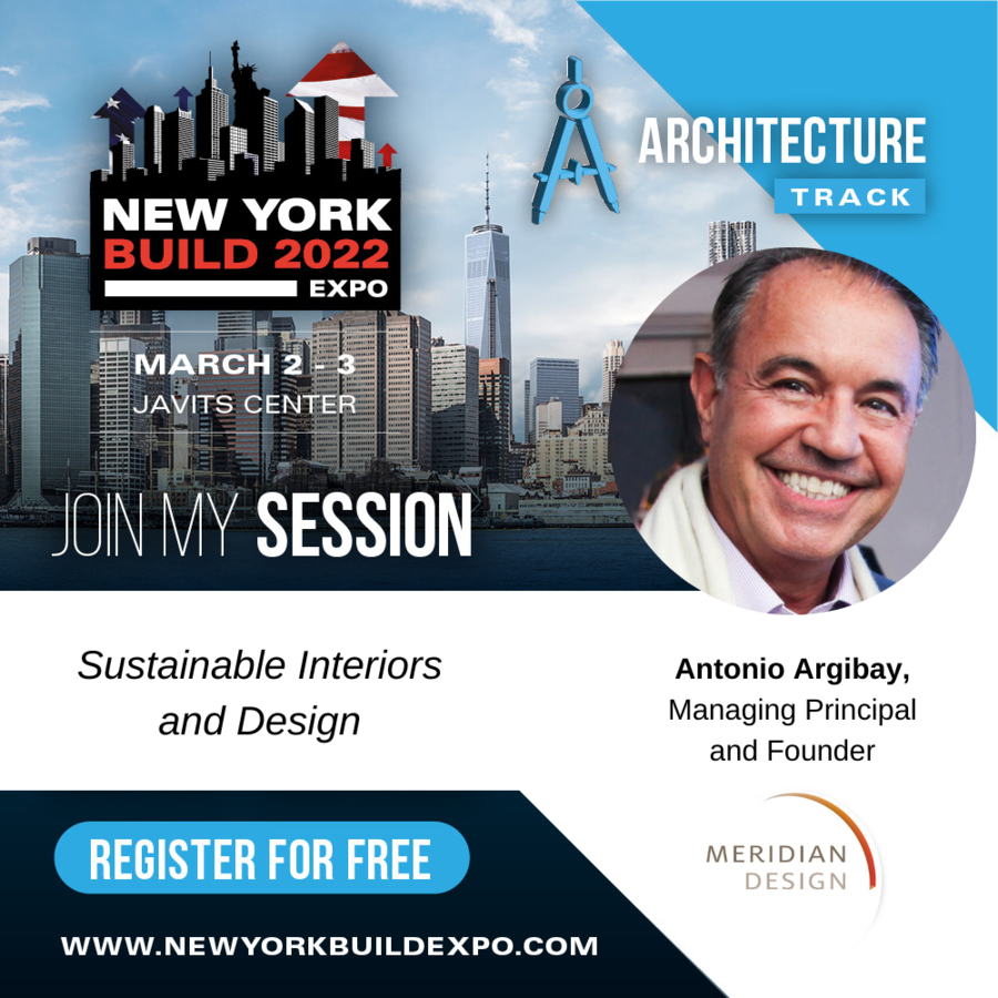 Antonio Argibay, AIA, LEED AP, is a Featured Speaker at New York Build 2022