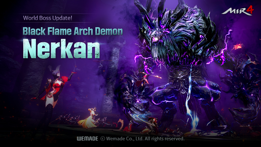 Wemade Announces the Arrival of ‘Black Flame Arch Demon Nerkan’