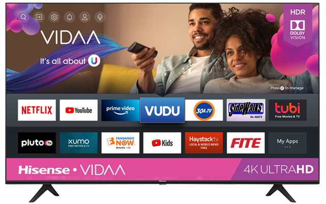30A Television To Broadcast Live Channels In Hisense Smart TV’s Via Vidaa Operating System