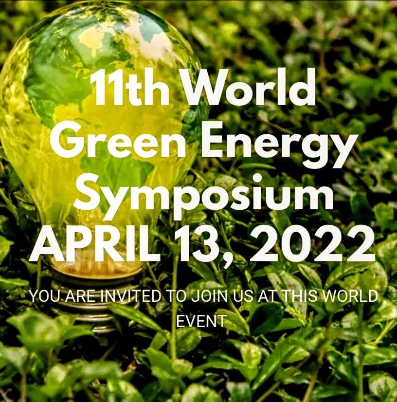 World Green Energy Symposium (WGES) Council, Ambassadors and Partners Proudly Announce Mr. Aziz Ahmad, a 2022 WGES NOVA Recipient, presentation at WGES on April 13, 2022