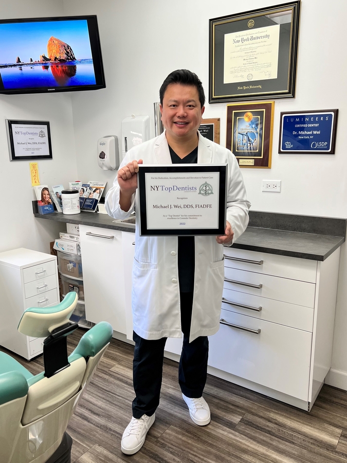 Dr. Michael J. Wei Recognized as New York Top Dentist 2022