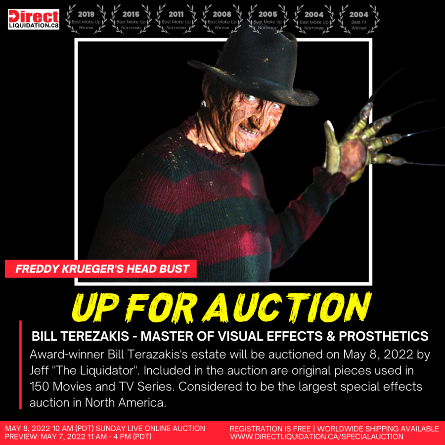 Largest Special Effects Auction in North America called by Jeff “The Liquidator”