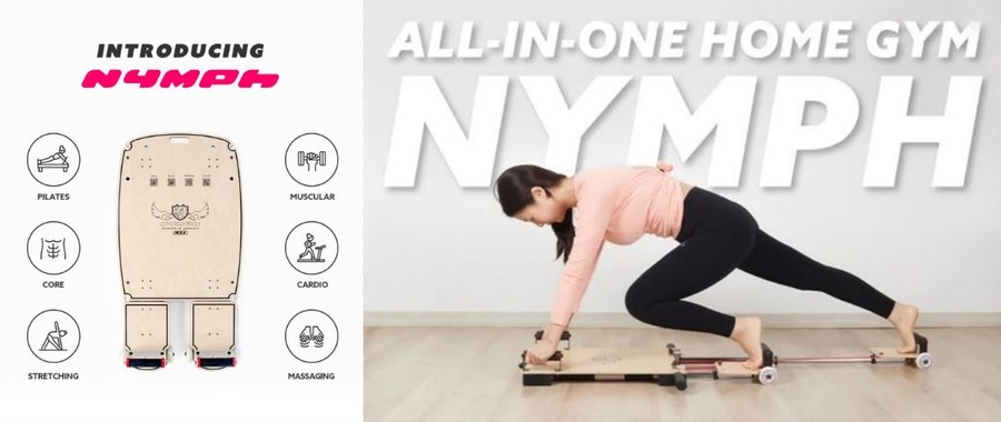 All-In-One Workout Equipment NYMPH Indiegogo Launch (Cardio, Muscular, Pilates, etc.)