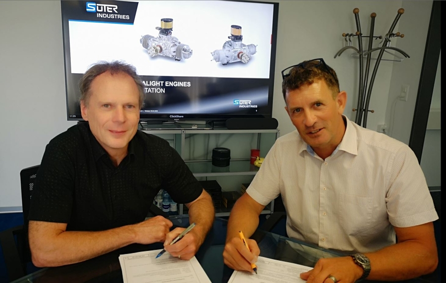 Suter Industries AG/CAE GmbH sign MOU with Pinnacle Aircraft Engines, LLC to provide US overhaul services for their TOA288 UAV engine