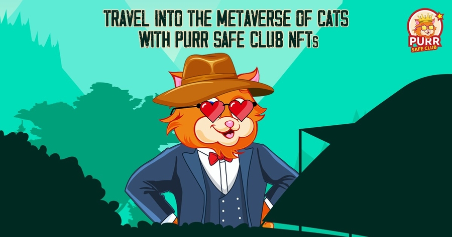 Travel into the metaverse of cats with Purr Safe Club NFTs