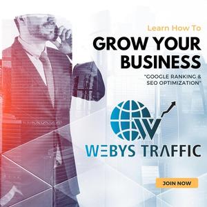 Learn Google Ranking, SEO Optimization with Webys Traffic inc., and Witness Exponential Growth in Business