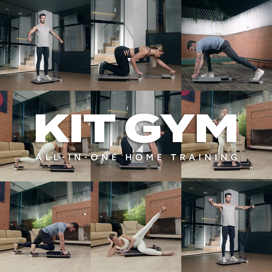 Workout, Pilates, and Cardio available All-in-one Home Fitness Equipment “KIT GYM” Kickstarter Launch