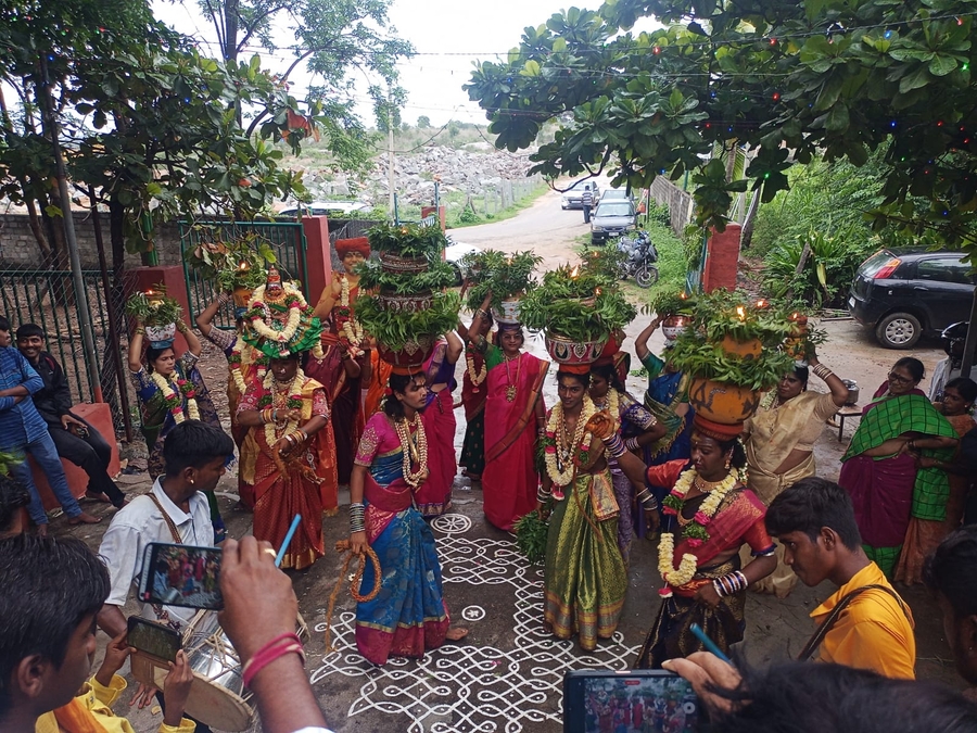 Grand Yellamma Devi Bonalu celebrations at KAILASA® Sripuram Sarvajnapeetam, India