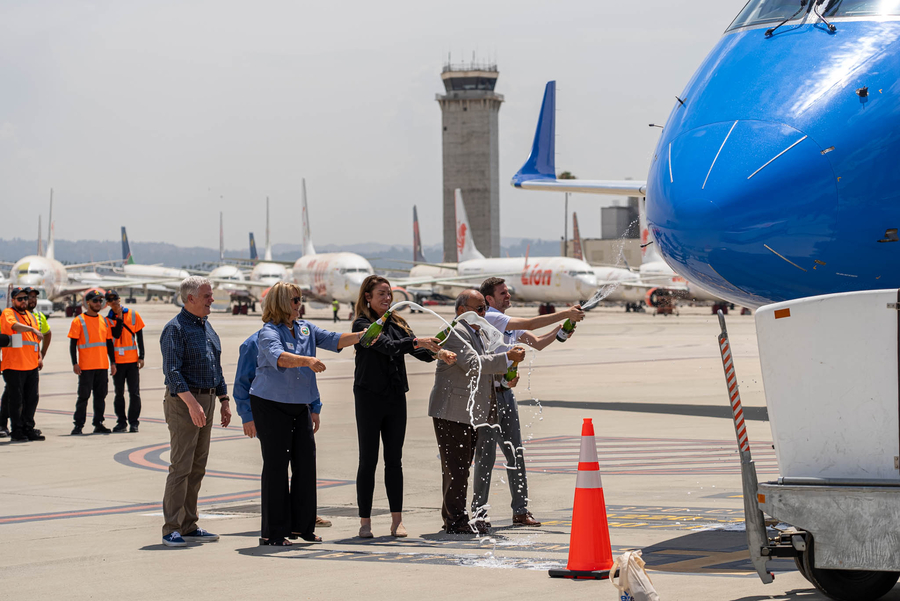 San Bernardino International Airport Launches First-Ever Commercial Airline Service